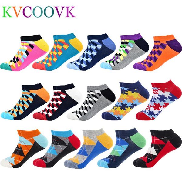 men's socks crew latest design boat short summer quality business geometric lattice colorful mens cotton, Black
men's socks crew latest design boat short summer quality business geometric lattice colorful mens cotton, Black