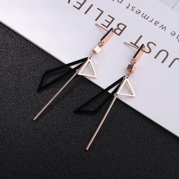 selling european and american long multi-piece cubic shaped triangle tassel earrings female titanium steel taigang dangle & chandelier, Silver
selling european and american long multi-piece cubic shaped triangle tassel earrings female titanium steel taigang dangle & chandelier, Silver