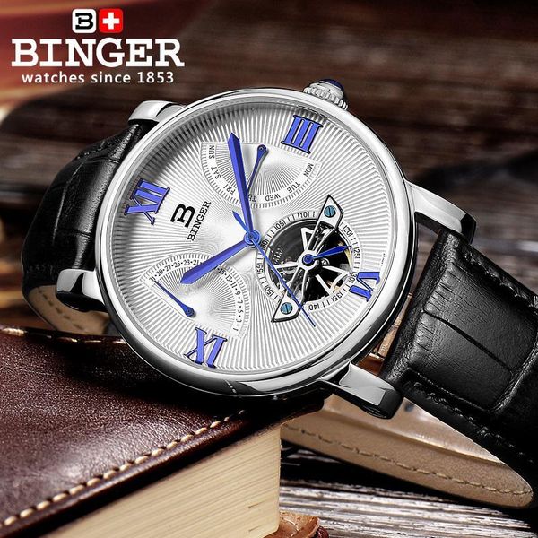 switzerland binger men watch 2021 wrist famous male clock automatic 100m waterproof relogio masculino wristwatches, Slivery;brown
switzerland binger men watch 2021 wrist famous male clock automatic 100m waterproof relogio masculino wristwatches, Slivery;brown