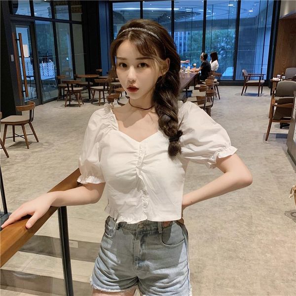women's t-shirt female korean harajuku puff sleeve retro ins tshirt t-shirts japanese kawaii ladies ulzzang clothes for women, White
women's t-shirt female korean harajuku puff sleeve retro ins tshirt t-shirts japanese kawaii ladies ulzzang clothes for women, White
