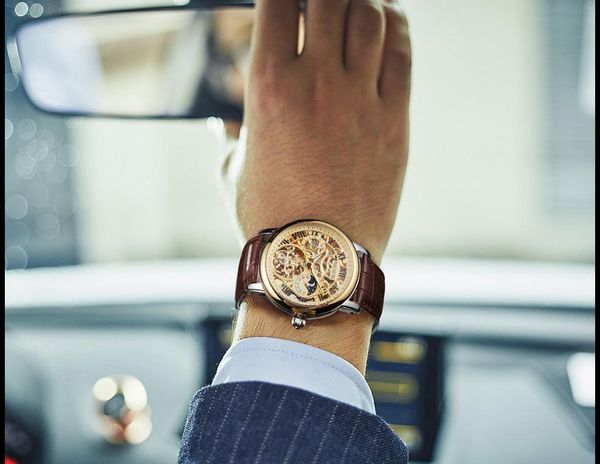 wristwatches nesun men's multifunctional automatic mechanical watch fashion hollow luxury moon phase waterproof luminous belt watches, Slivery;brown
wristwatches nesun men's multifunctional automatic mechanical watch fashion hollow luxury moon phase waterproof luminous belt watches, Slivery;brown