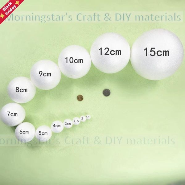 1.5cm 2/3/4/5/7/8/9/1012/15/18/20/30cm white foam balls polystyrene styrofoam craft decoration christmas party
1.5cm 2/3/4/5/7/8/9/1012/15/18/20/30cm white foam balls polystyrene styrofoam craft decoration christmas party