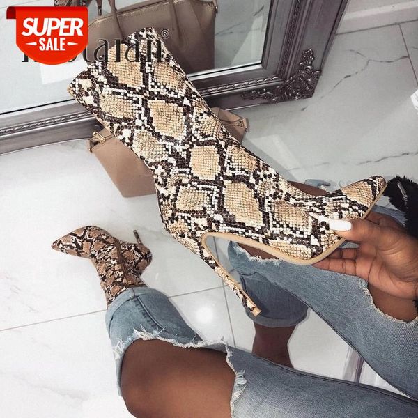 women ankle boots snake print pointed toe footwear 10.5cm high heels female boots party shoes women 2020 new winter #qh2q, Black
women ankle boots snake print pointed toe footwear 10.5cm high heels female boots party shoes women 2020 new winter #qh2q, Black