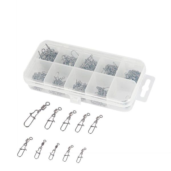 100pcs/set1# 2# 3# 4# 6# 7# 8# 10# 12#high carbon steel fishing connector bearing rolling swivel enhanced pin lure tackle hooks
100pcs/set1# 2# 3# 4# 6# 7# 8# 10# 12#high carbon steel fishing connector bearing rolling swivel enhanced pin lure tackle hooks