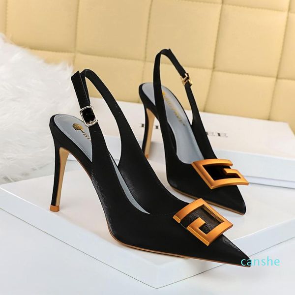 fashion-dress shoes plus size 43 women 7cm 9.5cm high heels slingback sandals lady buckle leather stripper sandles luxury designer low, Black
fashion-dress shoes plus size 43 women 7cm 9.5cm high heels slingback sandals lady buckle leather stripper sandles luxury designer low, Black