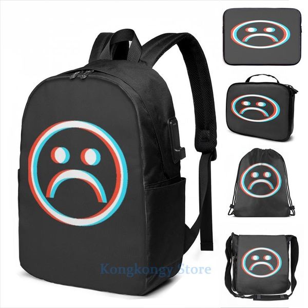 backpack funny graphic print sad boys usb charge men school bags women bag travel laptop
backpack funny graphic print sad boys usb charge men school bags women bag travel laptop
