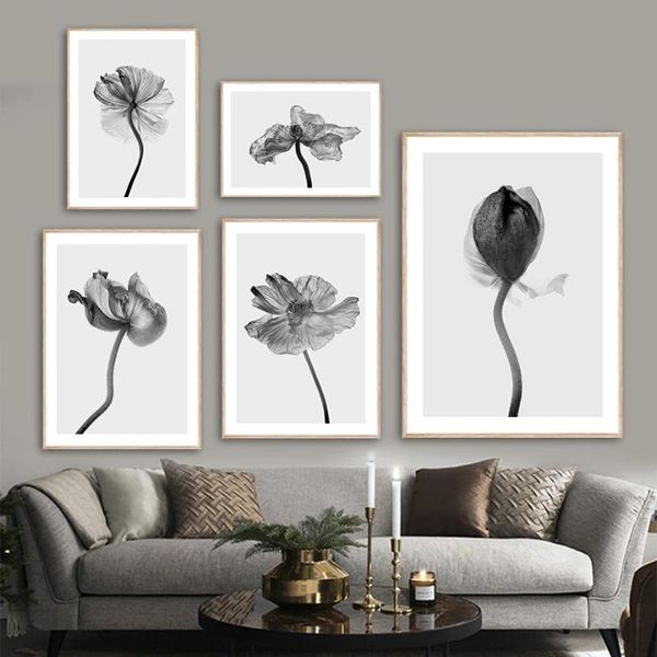 paintings black white flower poppy bud abstract wall art canvas painting nordic posters and prints pictures for living room decor
paintings black white flower poppy bud abstract wall art canvas painting nordic posters and prints pictures for living room decor