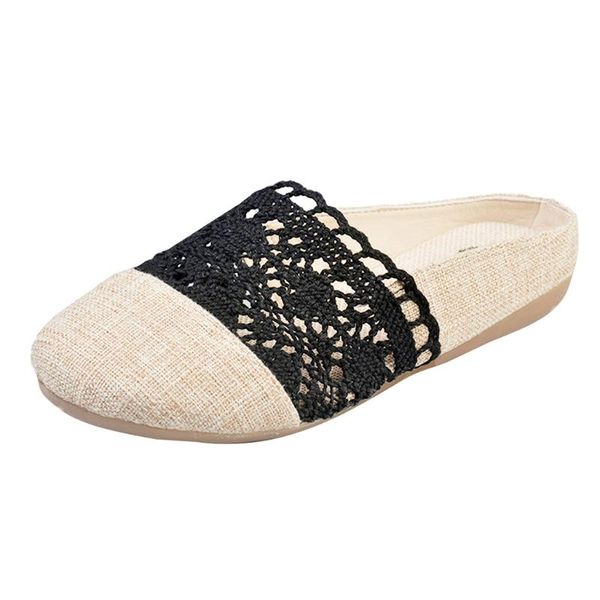 slippers shoes women summer high heel lace hollow out flat-soled round toe casual fashion low 2021, Black
slippers shoes women summer high heel lace hollow out flat-soled round toe casual fashion low 2021, Black