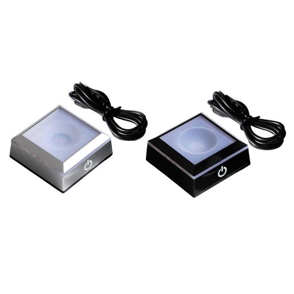 lamp holders & bases led light base lights display holder usb powered stand glass art colorful lighted square plate
lamp holders & bases led light base lights display holder usb powered stand glass art colorful lighted square plate