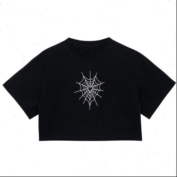 cute womens t shirt spider web pattern kawaii harajuku woman clothes short o neck casual loose streetwear, White
cute womens t shirt spider web pattern kawaii harajuku woman clothes short o neck casual loose streetwear, White