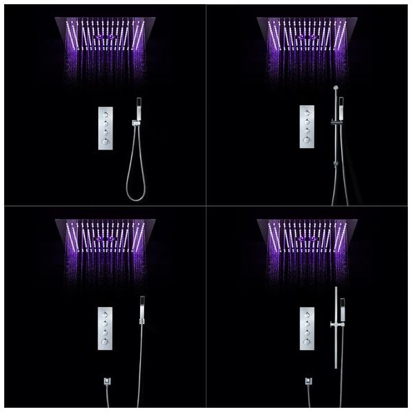 inch square ceiling embedded led shower head set with 64 color change 3 function valve and hand bathroom sets
inch square ceiling embedded led shower head set with 64 color change 3 function valve and hand bathroom sets