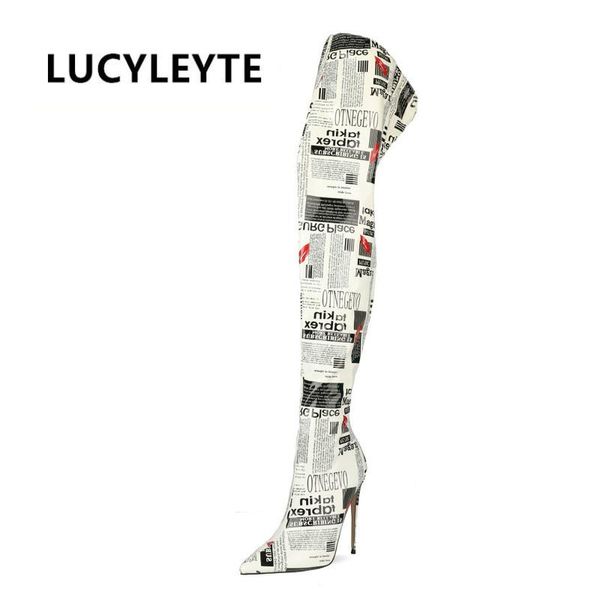 boots 2021 european and american style patent leather pointed super high-heeled graffiti oversized knee-length women's, Black
boots 2021 european and american style patent leather pointed super high-heeled graffiti oversized knee-length women's, Black