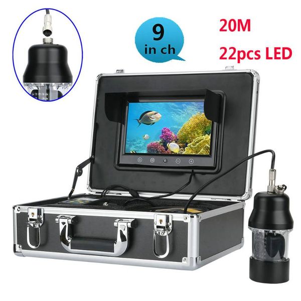 cameras 20m professional underwater fishing video camera fish finder 9 inch color screen waterproof 22 leds 360 degree rotating
cameras 20m professional underwater fishing video camera fish finder 9 inch color screen waterproof 22 leds 360 degree rotating