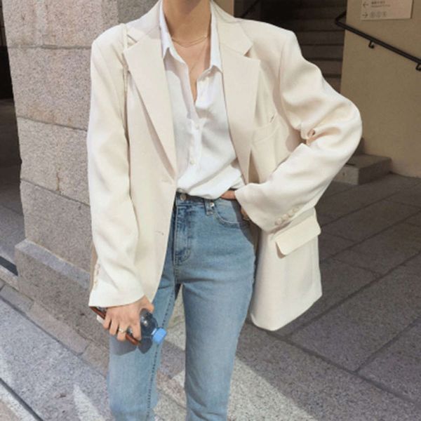 net red small suit coat women loose spring and autumn version leisure thin chic top, Black;brown
net red small suit coat women loose spring and autumn version leisure thin chic top, Black;brown