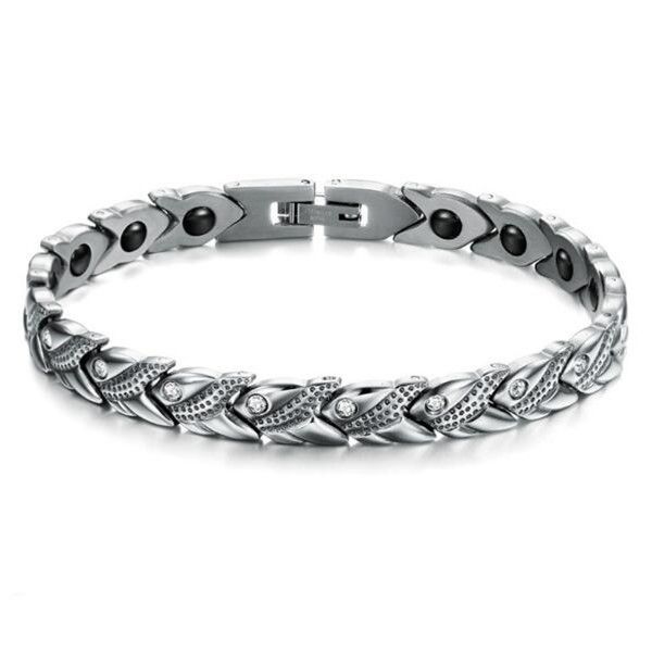 2016 new fashion 316l titanium steel energy magnetic stone health care bracelets for men shining crystal drill jewelry gs3347, Black
2016 new fashion 316l titanium steel energy magnetic stone health care bracelets for men shining crystal drill jewelry gs3347, Black
