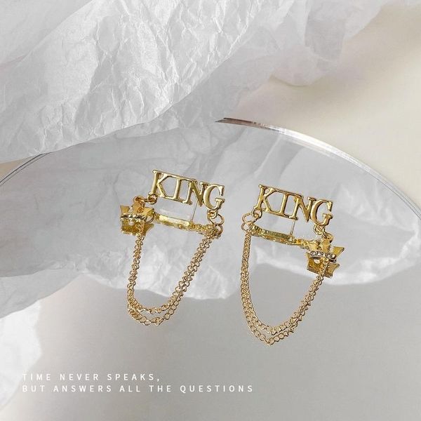 stud letter king earring women crown earrings rhinestone fashion tassel ladies jewelry girls gold color party zinc alloy brincos, Golden;silver
stud letter king earring women crown earrings rhinestone fashion tassel ladies jewelry girls gold color party zinc alloy brincos, Golden;silver