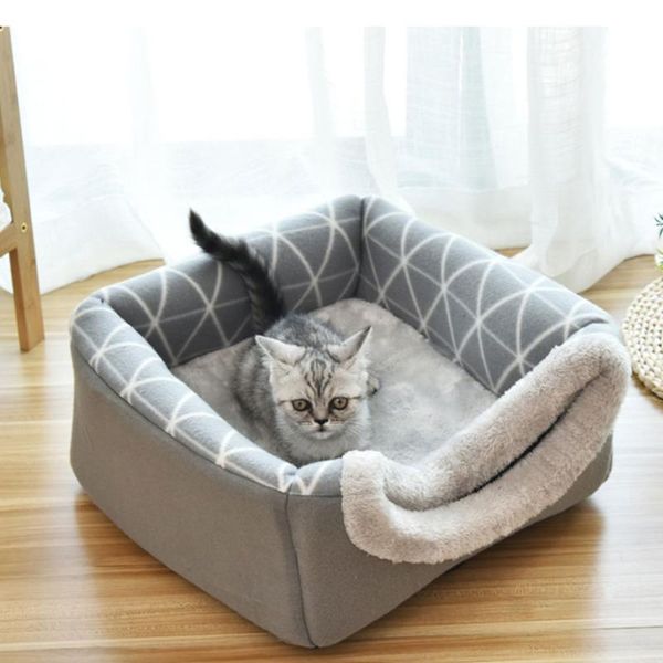 2-in-1 pet bed cat and dog soft nest cave house sleeping bag cushion tent all season warm comfortable beds & furniture
2-in-1 pet bed cat and dog soft nest cave house sleeping bag cushion tent all season warm comfortable beds & furniture
