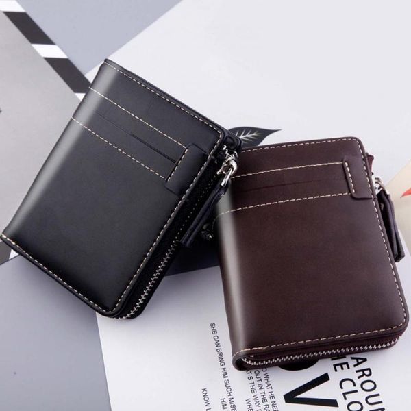 wallets casual men faux leather multi slots short zipper wallet purse holder business folding, Red;black
wallets casual men faux leather multi slots short zipper wallet purse holder business folding, Red;black