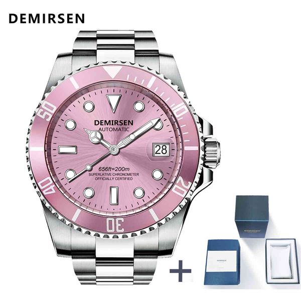 demirsen luxury brand automatic watch pink business rvs waterproof sapphire glass lighting casual woman polshorlog, Slivery;brown
demirsen luxury brand automatic watch pink business rvs waterproof sapphire glass lighting casual woman polshorlog, Slivery;brown