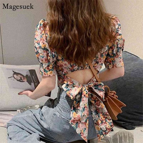 chic vintage puff slevee floral blouse women clothing square collar print blouses casual summer chiffon shirts 13605 210512, White
chic vintage puff slevee floral blouse women clothing square collar print blouses casual summer chiffon shirts 13605 210512, White