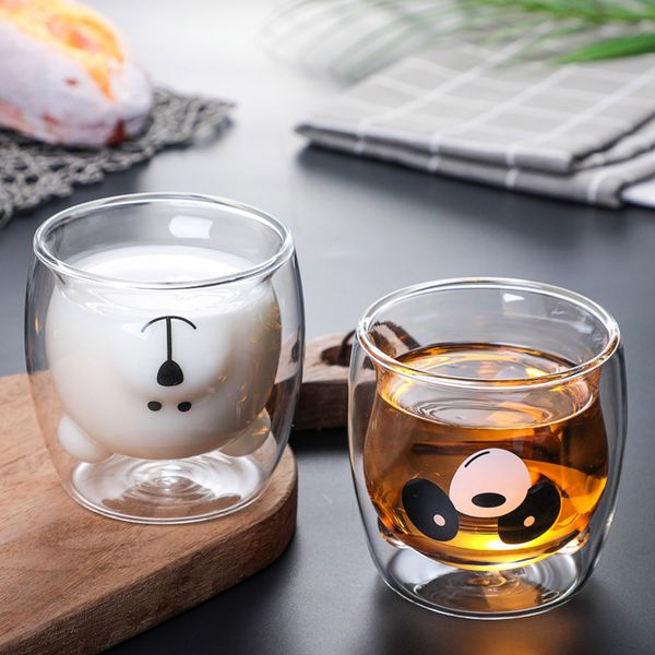 net red creative cute bear cup cartoon double-layer insulated milk cup high borosilicate heat-resistant double-layer cup report
net red creative cute bear cup cartoon double-layer insulated milk cup high borosilicate heat-resistant double-layer cup report