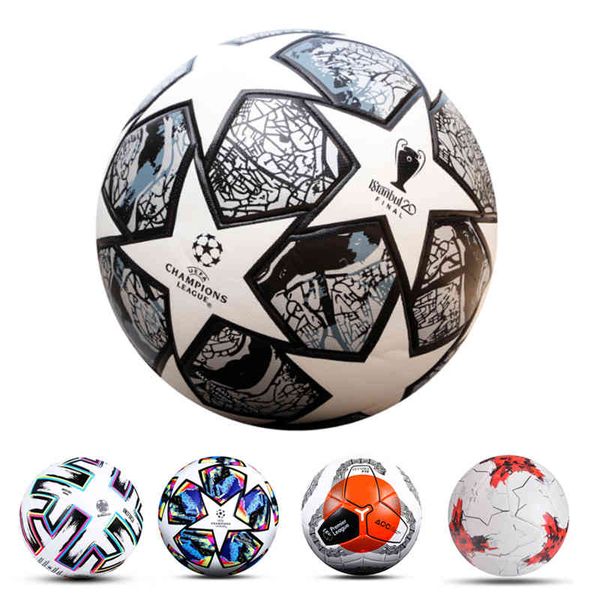 2021 nieuwste bal professionele maat 5 stitch stijl match voetbal pu materiaal hoge kwaliteit sport training ballen
2021 nieuwste bal professionele maat 5 stitch stijl match voetbal pu materiaal hoge kwaliteit sport training ballen