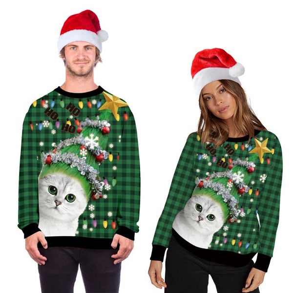 men's hoodies & sweatshirts men women kitten christmas 3d digital printing couple pullover holiday party carnival crew neck fashion str, Black
men's hoodies & sweatshirts men women kitten christmas 3d digital printing couple pullover holiday party carnival crew neck fashion str, Black
