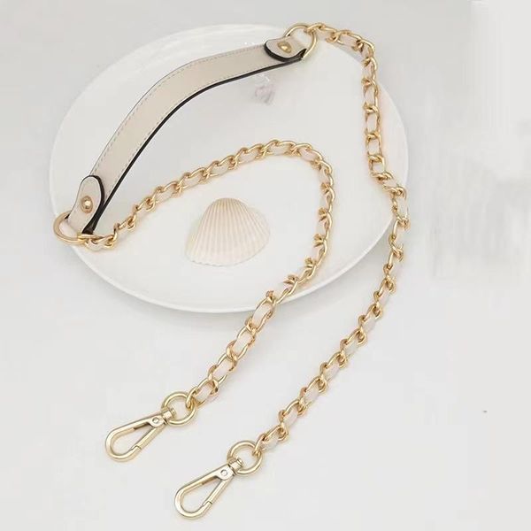 bag parts & accessories chain high-grade leather pressure relief shoulder strap wear metal diagonal, Black
bag parts & accessories chain high-grade leather pressure relief shoulder strap wear metal diagonal, Black