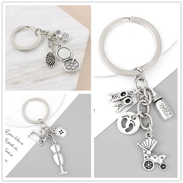 keychains sewing machine clothes button charms keychain coat rack keyholder for seamstess handmade gift jewelry crafts k4524, Silver
keychains sewing machine clothes button charms keychain coat rack keyholder for seamstess handmade gift jewelry crafts k4524, Silver