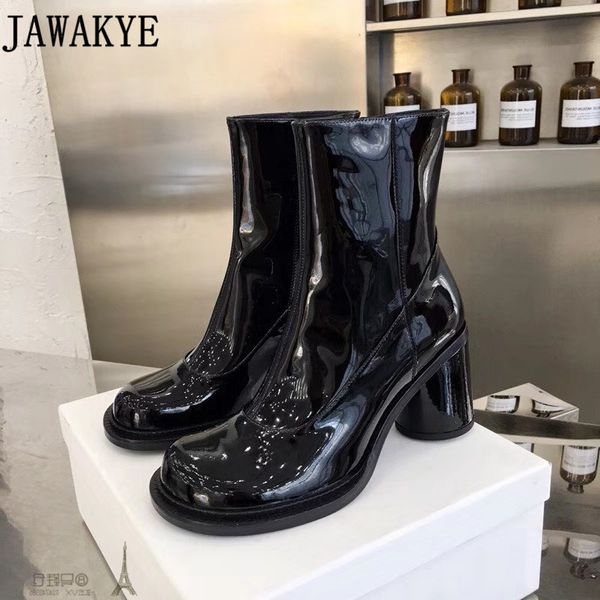 boots patent leather square toe simple winter autumn short booties women high heels shoes ankle boots jn3y, Black
boots patent leather square toe simple winter autumn short booties women high heels shoes ankle boots jn3y, Black