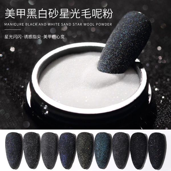manicure wool powder snow pollen starlight black and white yarn sugar flash diy decoration nail art decorations, Silver;gold
manicure wool powder snow pollen starlight black and white yarn sugar flash diy decoration nail art decorations, Silver;gold
