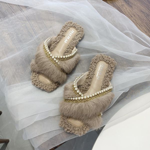 luxury fur furry slippers sandals women korean fashion designers home platform pearl ladies slippers flip flop flat shoes 2021, Black
luxury fur furry slippers sandals women korean fashion designers home platform pearl ladies slippers flip flop flat shoes 2021, Black