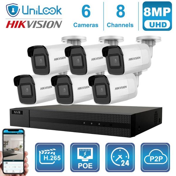 hikvision original camera kit 6pcs ds-2cd2085g1-i outdoor security system hik oem nvr ip67 night vision h.265+ guarding wireless kits
hikvision original camera kit 6pcs ds-2cd2085g1-i outdoor security system hik oem nvr ip67 night vision h.265+ guarding wireless kits