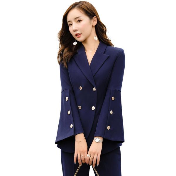women's suits & blazers fashion ladies navy blue blazer women jacket long sleeve work business clothes beautician office uniform styles, White;black
women's suits & blazers fashion ladies navy blue blazer women jacket long sleeve work business clothes beautician office uniform styles, White;black