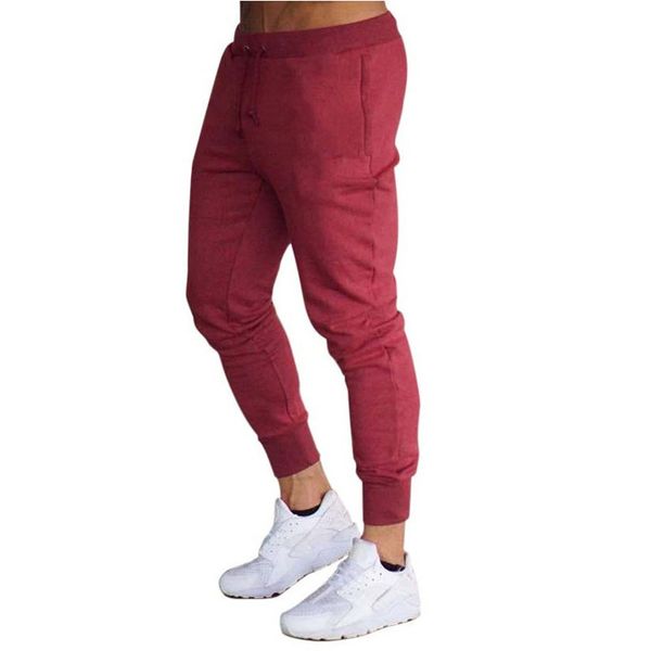 pantfashion men's trousers sweatpants and women sports jogging men summer, Black