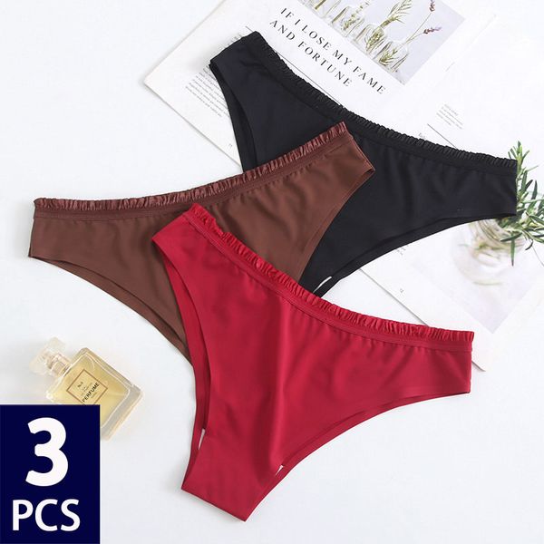 new women g-string panties women's slippery ultra-dunne t-back thong sexys low tail underwear ice silk lady lingerie, Black;pink
new women g-string panties women's slippery ultra-dunne t-back thong sexys low tail underwear ice silk lady lingerie, Black;pink