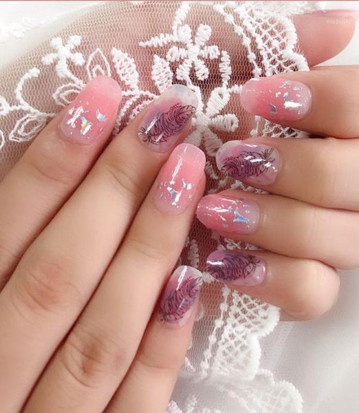 1pcs stamping fashion net red nail sticker laser dream crystal polish sticker1, Black 
1pcs stamping fashion net red nail sticker laser dream crystal polish sticker1, Black