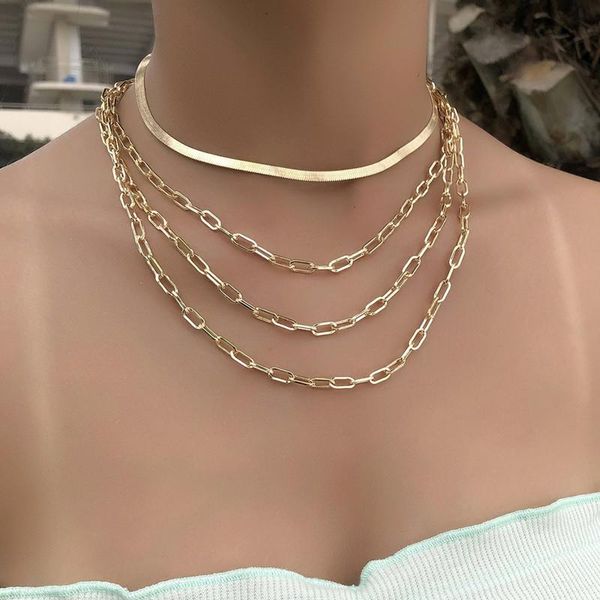 punk gold color snake china choekr necklace for women men collar statement multi-layer clavicle party jewelry chokers, Golden;silver
punk gold color snake china choekr necklace for women men collar statement multi-layer clavicle party jewelry chokers, Golden;silver