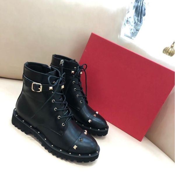boots genuine leather ankle for women brand rivets short woman round toe platform fashion design shoes 2021, Black
boots genuine leather ankle for women brand rivets short woman round toe platform fashion design shoes 2021, Black