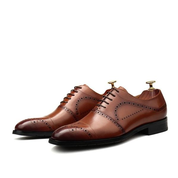 dress shoes large size eur45 black / wine red brown coffee mens genuine leather brogue formal wedding
dress shoes large size eur45 black / wine red brown coffee mens genuine leather brogue formal wedding