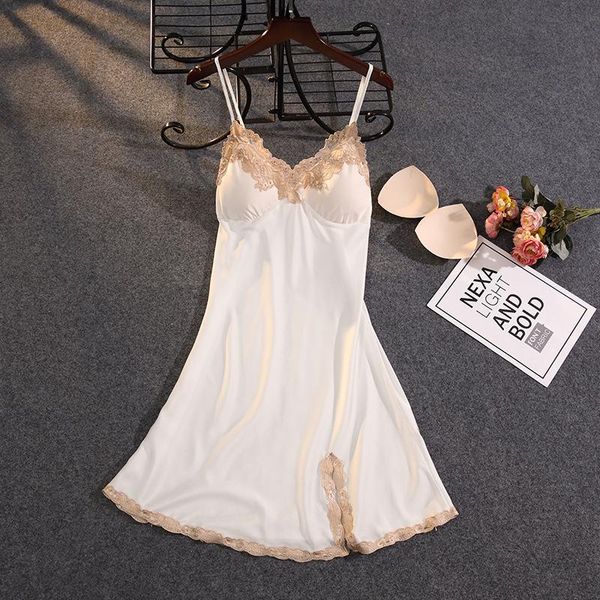 women's sleepwear plus size satin lace nightgown women summer ice silk mini strap gown deep v-neck split nightie thin home clothing, Black;red
women's sleepwear plus size satin lace nightgown women summer ice silk mini strap gown deep v-neck split nightie thin home clothing, Black;red