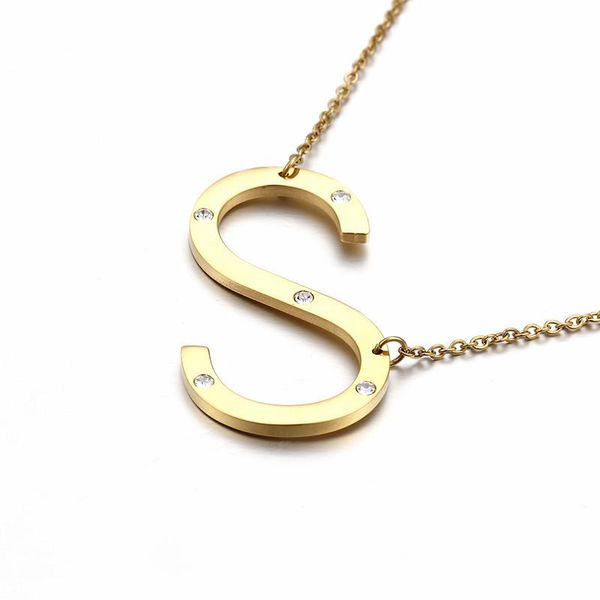 pendant necklaces capital initial letter women stainless steel gold 26 name chain jewelry 2021, Silver
pendant necklaces capital initial letter women stainless steel gold 26 name chain jewelry 2021, Silver
