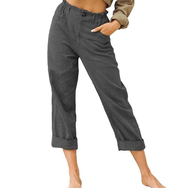 women's pants & capris spring trouser high waisted solid women fashion cotton and linen chic button zip casual woman summer autumn, Black;white
women's pants & capris spring trouser high waisted solid women fashion cotton and linen chic button zip casual woman summer autumn, Black;white