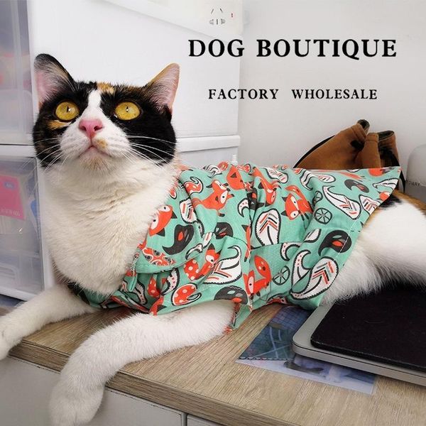 dog apparel t-shirt for dogs summer pet shirt hawaiian thin ventilated heat-dissipating small and medium cats
dog apparel t-shirt for dogs summer pet shirt hawaiian thin ventilated heat-dissipating small and medium cats