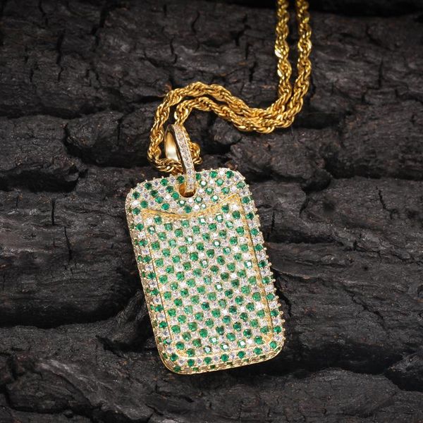 pendant necklaces micro paved cubic zirconia cube army card necklace hip hop copper jewelry for men women, Silver
pendant necklaces micro paved cubic zirconia cube army card necklace hip hop copper jewelry for men women, Silver