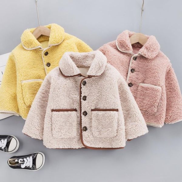 jackets baby clothes fleece plush winter turn down collar single breasted long sleeved with pockets warm soft coat for children, Blue;gray
jackets baby clothes fleece plush winter turn down collar single breasted long sleeved with pockets warm soft coat for children, Blue;gray