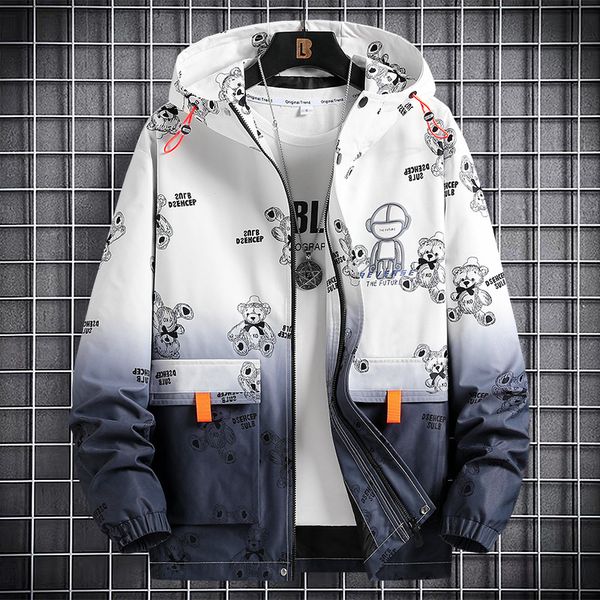 2021 autumn men's fashion brand hip hop hooded gradual hooded et coat handsome coat, Black;brown
2021 autumn men's fashion brand hip hop hooded gradual hooded et coat handsome coat, Black;brown