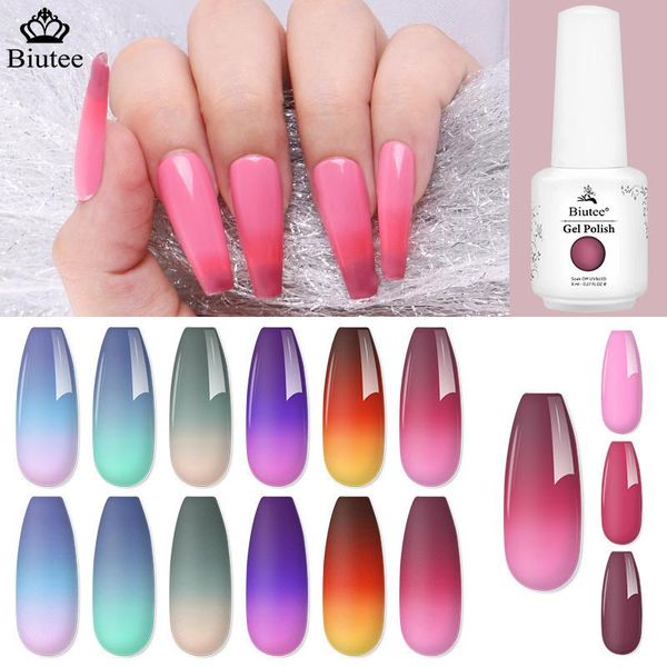 nail gel biutee thermal 3-layers color changing polish 8ml soak off temperature uv art varnishes long lasting diy, Red;pink
nail gel biutee thermal 3-layers color changing polish 8ml soak off temperature uv art varnishes long lasting diy, Red;pink
