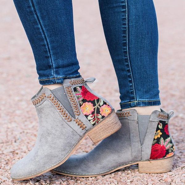 boots 2021 women shoes embroidery synthetic pu square high heels autumn ankle woman pointed toe work botas mujer, Black
boots 2021 women shoes embroidery synthetic pu square high heels autumn ankle woman pointed toe work botas mujer, Black