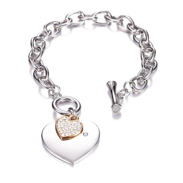 charm bracelets hip hop double heart bracelet for women fashion clear crystal gold pulseras mujer 2021 party jewelry gifts, Golden;silver
charm bracelets hip hop double heart bracelet for women fashion clear crystal gold pulseras mujer 2021 party jewelry gifts, Golden;silver